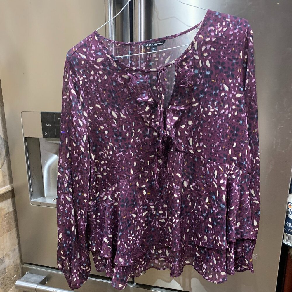 Zac & Rachel Woman Purple Blouse